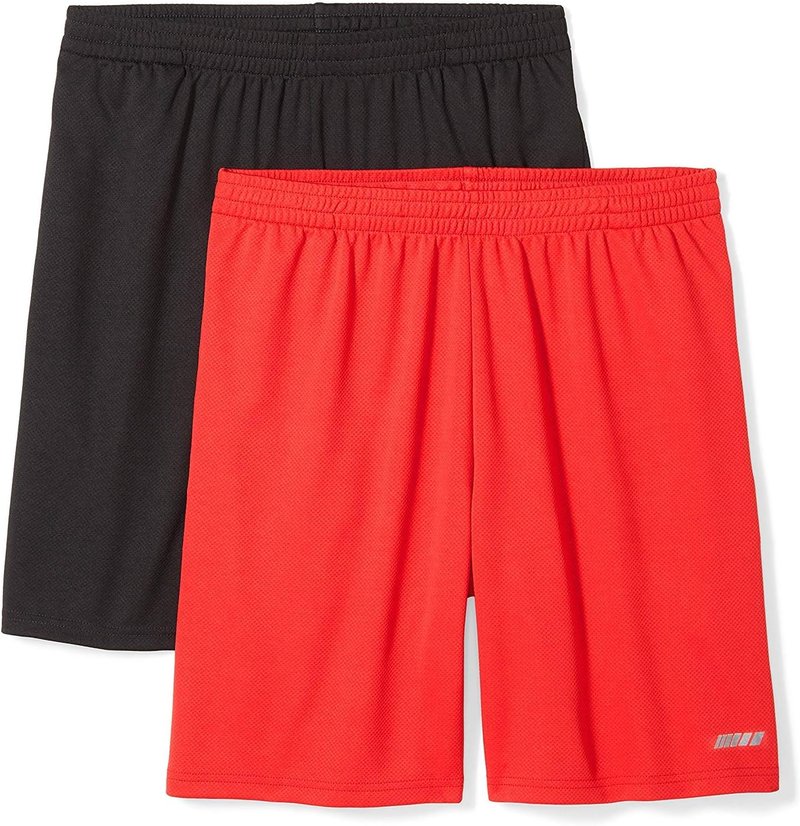 Men's Athletic Basketball Gym Shorts - Performance Tech Loose-Fit Training | Pack of 2
