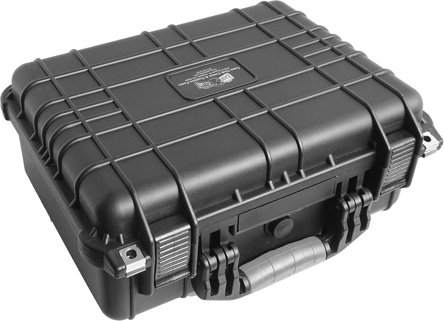 Case Club Waterproof Gun Case - Pre-Cut for 3 Pistols & 23 Magazines | Silica Gel Included