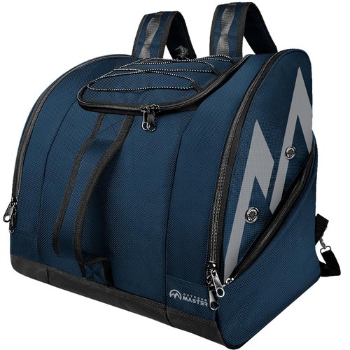 OutdoorMaster Boot Bag POLAR BEAR - 50L Ski Boots and Snowboard Boots Bag, Excellent for Travel with Waterproof Exterior & Bottom - for Men,Women and Youth - Blue