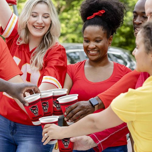 Nebraska Cornhuskers Party Supplies 48 Piece Officially Licensed University Set: 16 oz. Plastic Beverage Cups, 9" Paper Plates, Luncheon Napkins, Complete Party Supplies for 16 Guests by Westrick