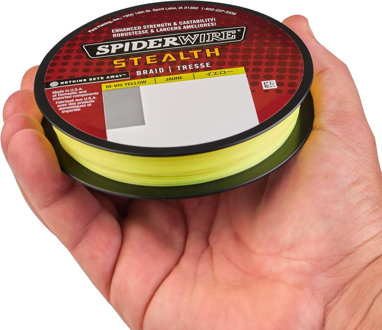SpiderWire Stealth Braid Fishing Line - Durable, Low-Visibility, 150 Yards