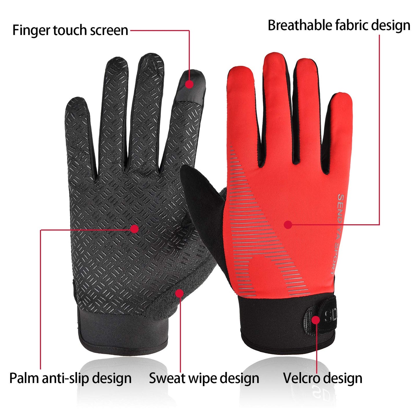 YHT Workout Gloves, Full Palm Protection & Extra Grip, Gym Gloves for Weight Lifting, Training, Fitness, Exercise (Men & Women)