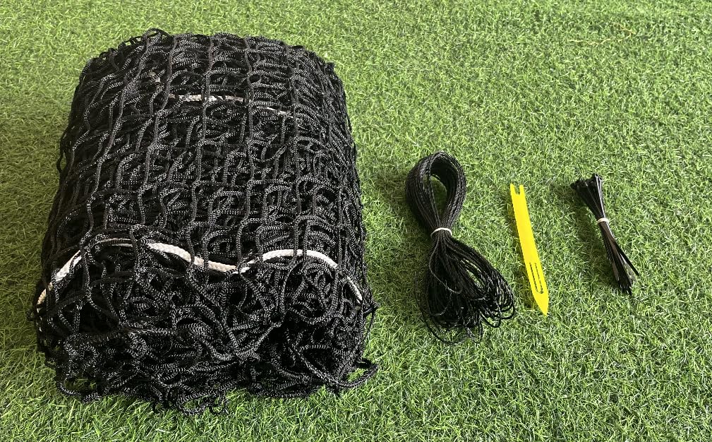 NizHome Large Round Bale Hay Net, 6 * 6FT Slow Feed Hay Net for Horses with 5mm Holes, Heavy Duty Haynet for Round Bale or Square Bale