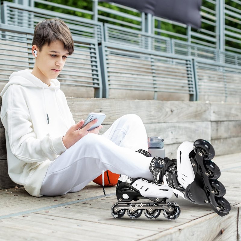 Inline Skates for Women Men Fun Illuminating Skates Adult Female Male Kids Girls Boys Patines para Mujer Size 7 8