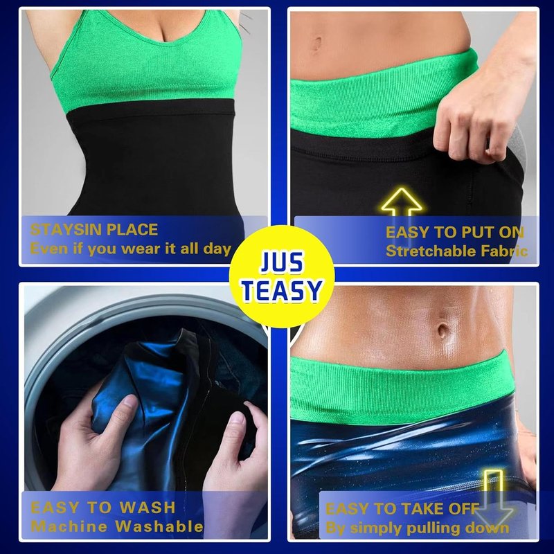 Waist Trainer Sauna Belt for Women - Neoprene-Free Waist Trimmer for Effective Slimming | Adjustable Size