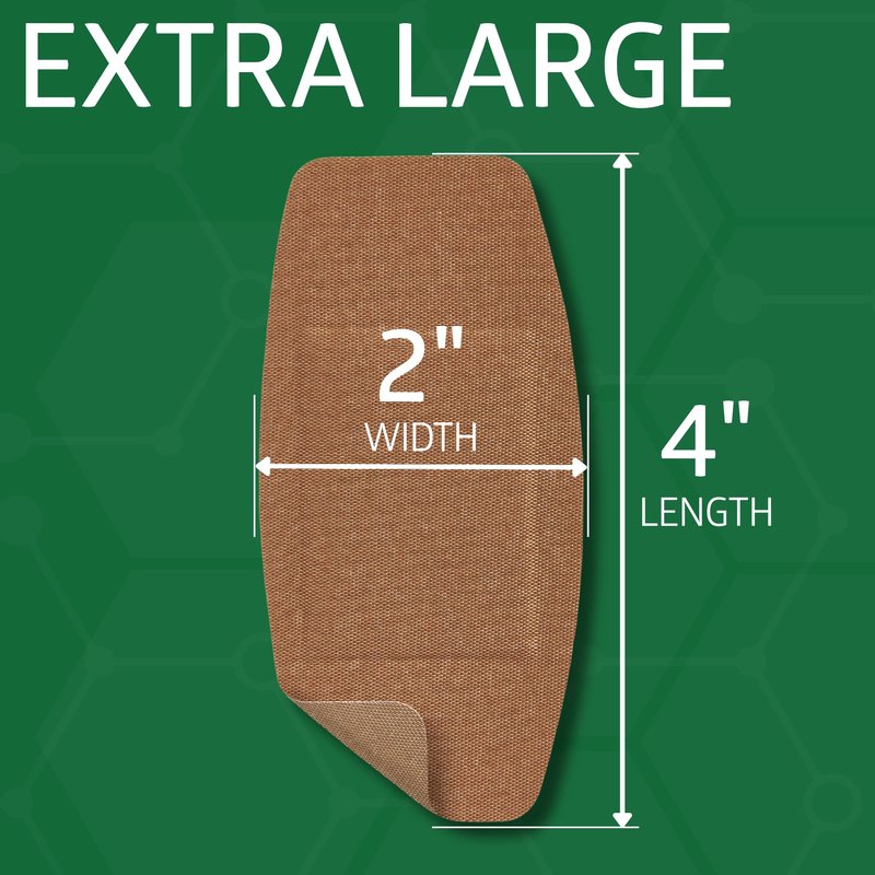 Curad Flex-Fabric Adhesive Bandages with Stretch to Conform to Wounds, 2 x 4 Inches, (50 Count)