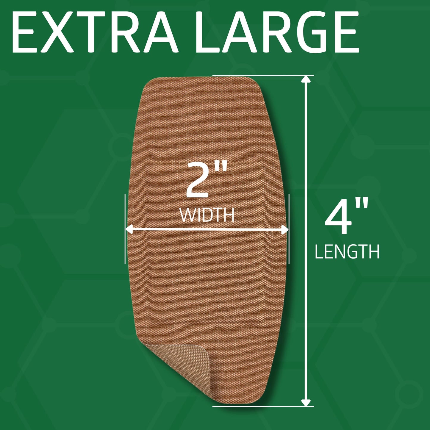 Curad Flex-Fabric Adhesive Bandages with Stretch to Conform to Wounds, 2 x 4 Inches, (50 Count)