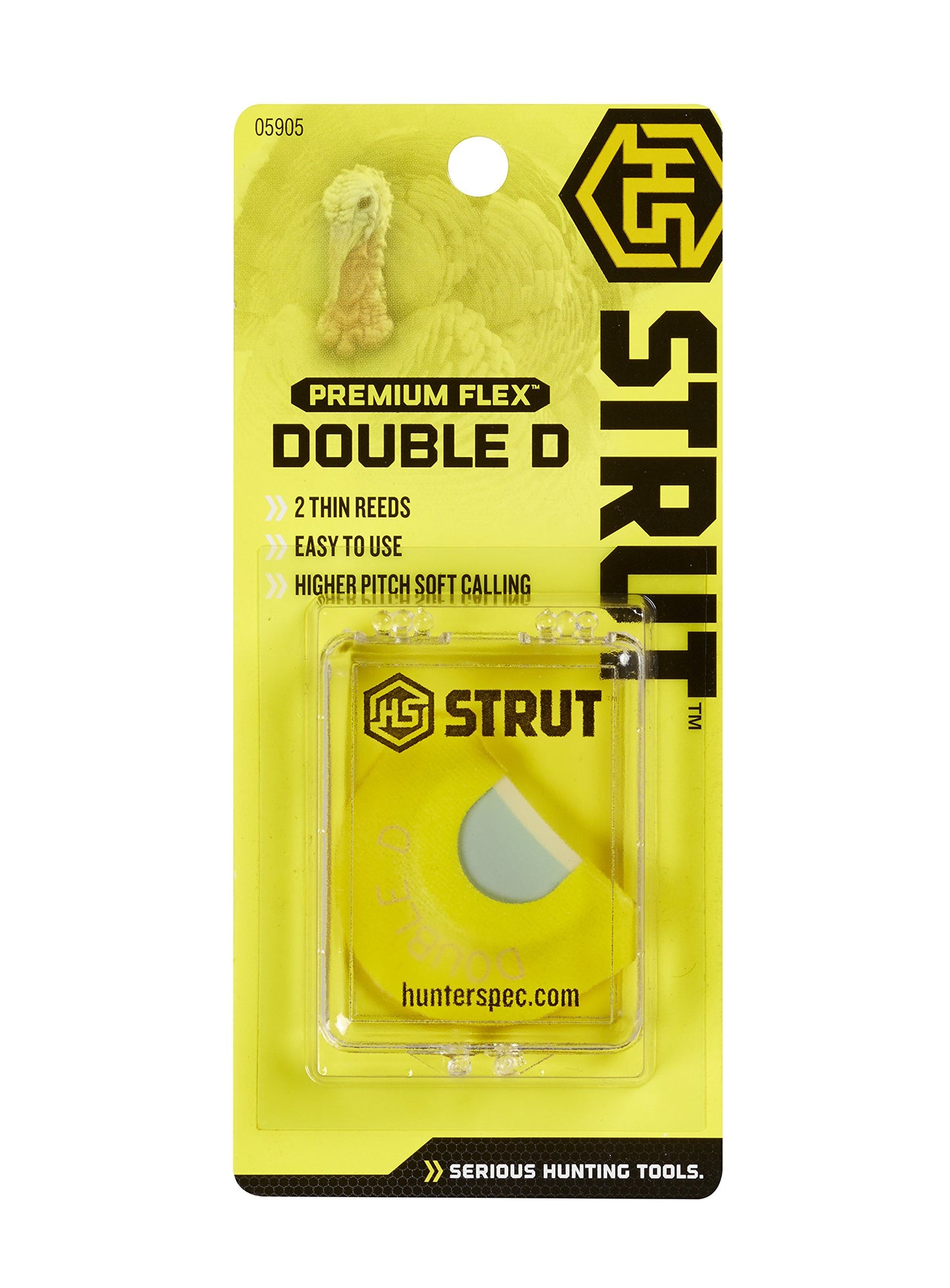 Hunters Specialties H.S. STRUT Double D Diaphragm Turkey Premium Flex, Multi, Standard