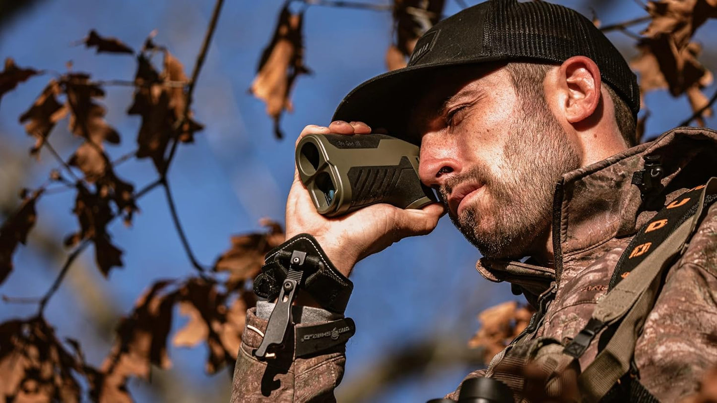 Bushnell R3 Laser Rangefinder - 1200 Yards, HD Optical, Waterproof | 6x25mm, Easy One-Button Use