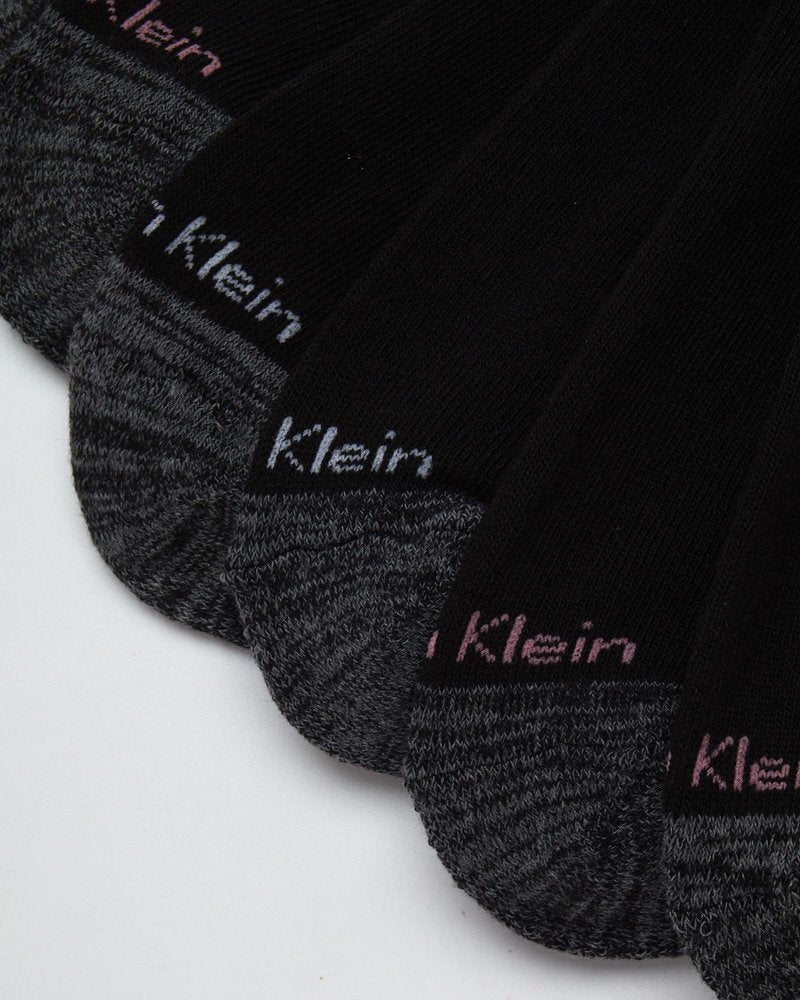 Calvin Klein Womens No Show Socks - 6 Pack Cushioned Athletic Performance Low Cut Running Socks for Women, Size 4-10, Black