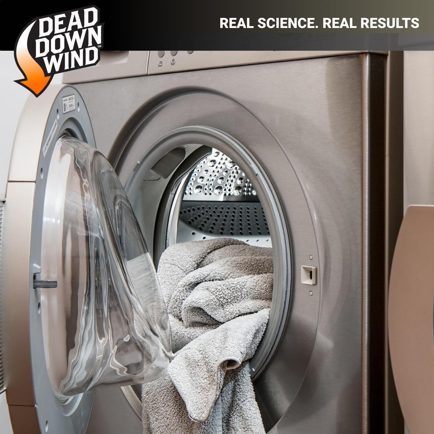 DEAD DOWN WIND BLACK Premium Unscented Laundry Detergent (20 Oz) - Scent Eliminating Liquid Detergent for Clothing and Gear - Durable Hunting Scent Eliminators - Advanced Hunting Gear