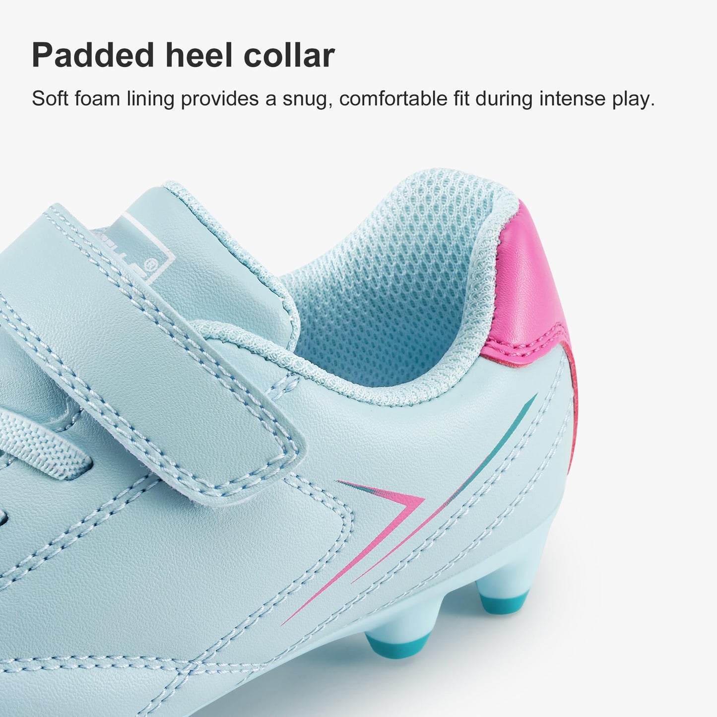 Stelle Girls Soccer Cleats for Kids Training Matches Outdoor Play(AQ,3ML)