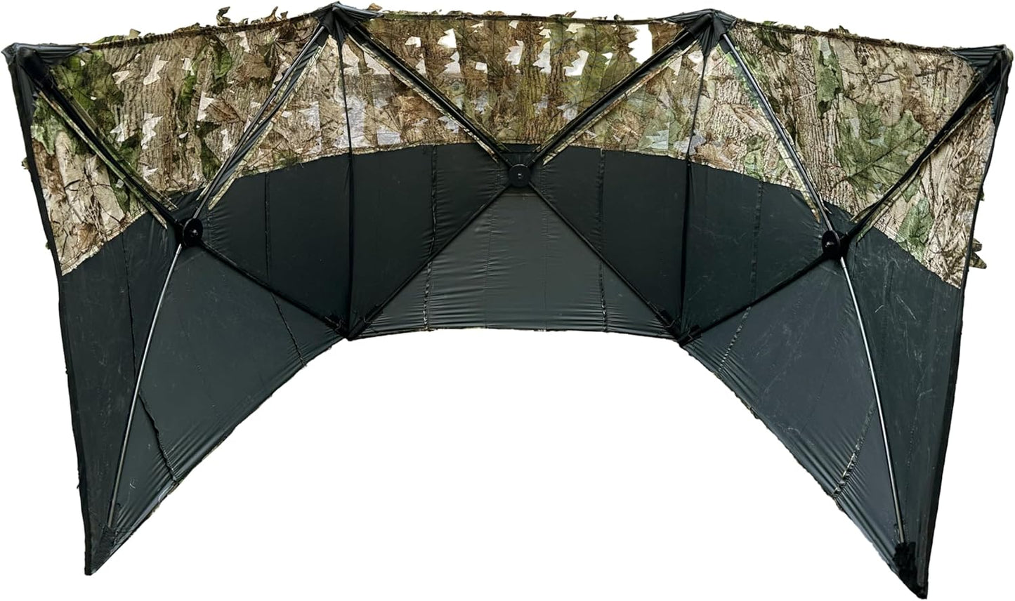 3D Leafy Ground Blind for Turkey & Deer Hunting - Lightweight Portable Stalking Blind | Silent Camo with Carry Bag | 1-2 Person Outdoor Gear