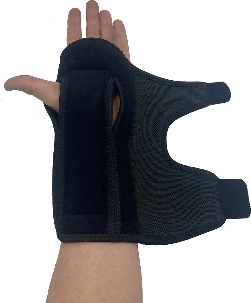 Therapist’s Choice® Night Wrist Sleep Support Brace, Cushioned to Help Relieve Carpal Tunnel Symptoms and Treat Wrist Pain, Fits Right or Left Hand, Adjustable-Fits Most Sizes