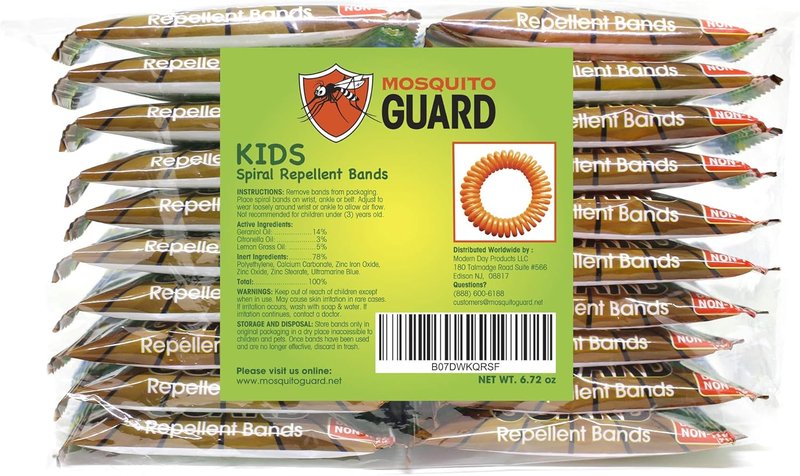 Deet-Free Mosquito Repellent Bracelets for Kids - 20 Pack | Outdoor Camping Essentials