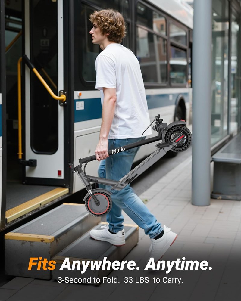 Electric Scooter for Adults & Teens - 350W Motor, 10-21 MPH Speed | Portable, Lightweight, 10-28 Miles Range