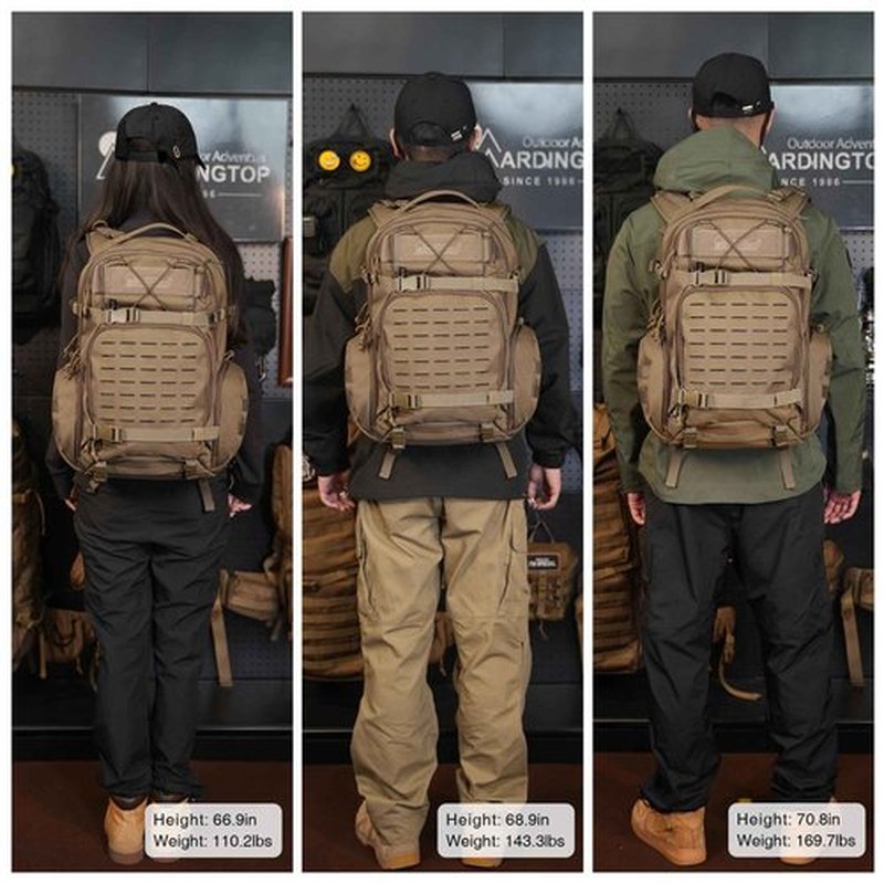 Mardingtop 35L Molle Tactical Military Backpack for Men，Cordura Backpack for Hiking,Camping,Survival