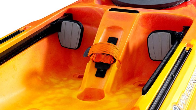 Wilderness Systems Magna Tech Water Bottle Strap | Magnetic Drink Holder | Universal - Adjustable Bottle Strap, Orange, 5"" Bottle Strap
