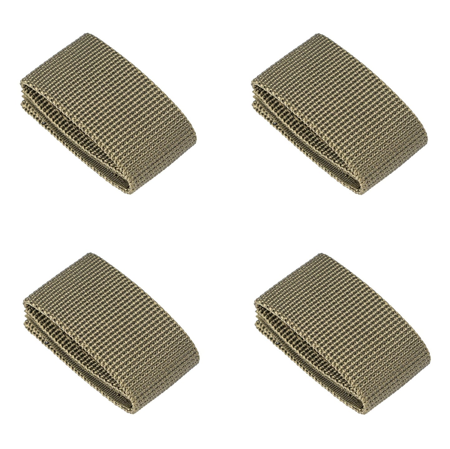 TACNEX Duty Belt Keepers w/Hook & Loop Closure for 2"-2.25" Wide Utility Belt Loop Stays Nylon Tactical Strap Holder Retainer Police Law Enforcement Security Military Accessories RG
