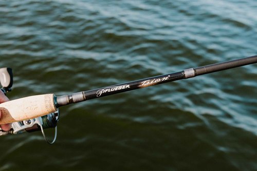 Pflueger 6'6" Trion Spinning Rod and Reel Combo, 2-Piece Graphite Rod, Size Front Drag Reel, Right/Left Handle Position, Lightweight and Corrosion-Resistant, Aluminum Spool, Front Drag System,Silver