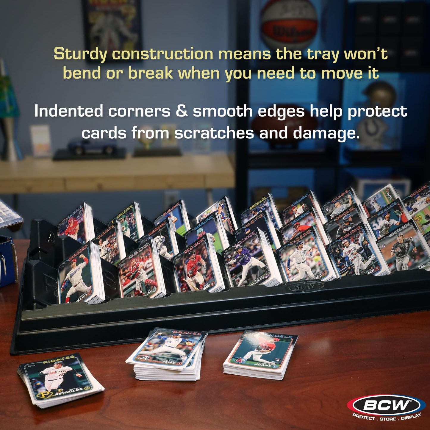 BCW SafeSort Card Sorting Tray – Organizer for Baseball, Trading, TCG, Deck, Game, and Collection Display