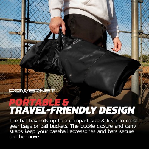 PowerNet Ultimate Coaching Team Bundle, Dugout Organizer for Baseball & Softball, Team Equipment Organizer, Hanging Bat Bag & Baseball Glove Helmet Holder, Dry Erase Magnetic Lineup Board (Black)