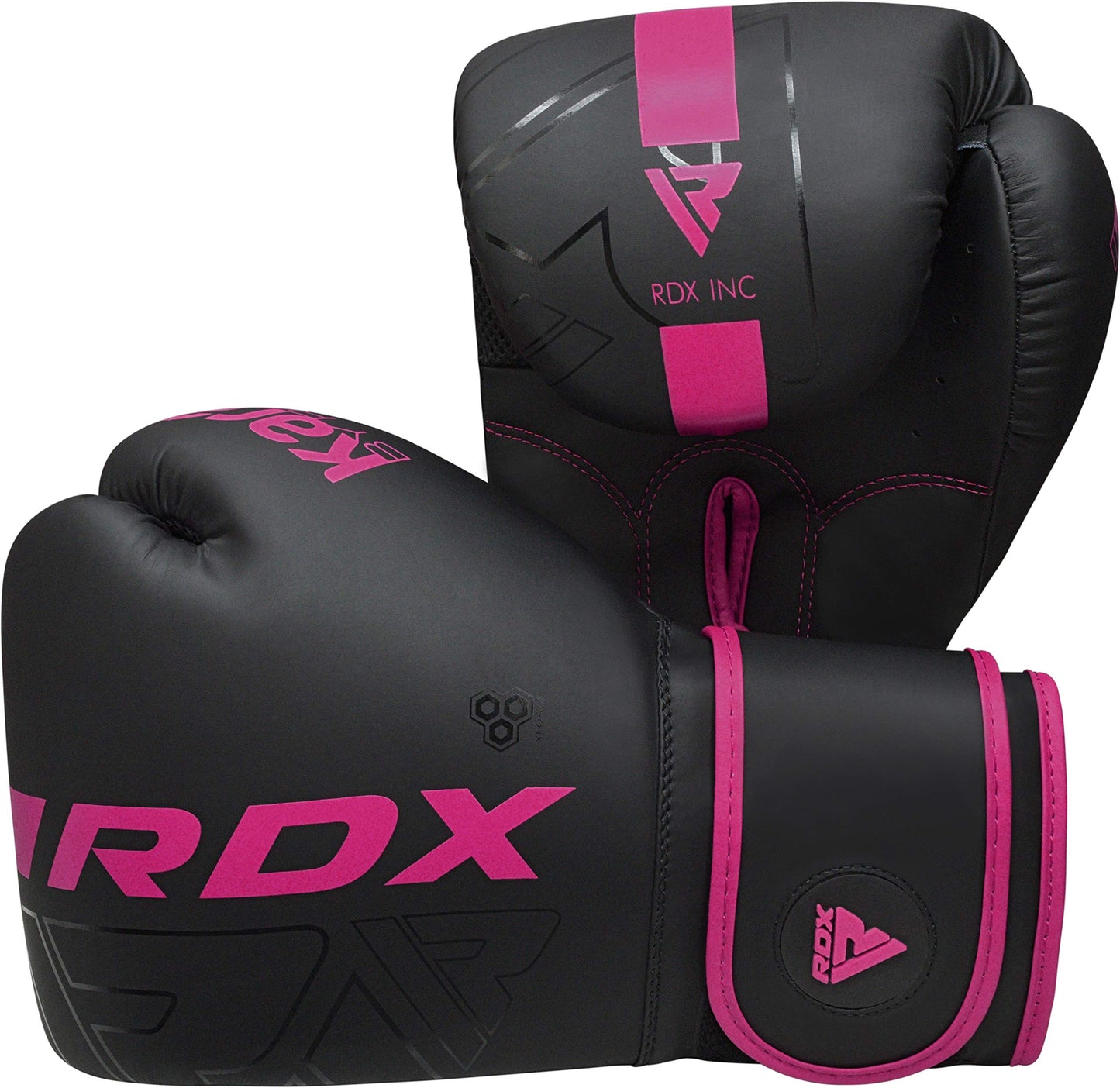 RDX Boxing Gloves Men Women, Pro Training Sparring, Maya Hide Leather Muay Thai MMA Kickboxing, Adult Heavy Punching Bag Gloves Mitts Focus Pad Workout, Ventilated Palm, 8 10 12 14 16Oz