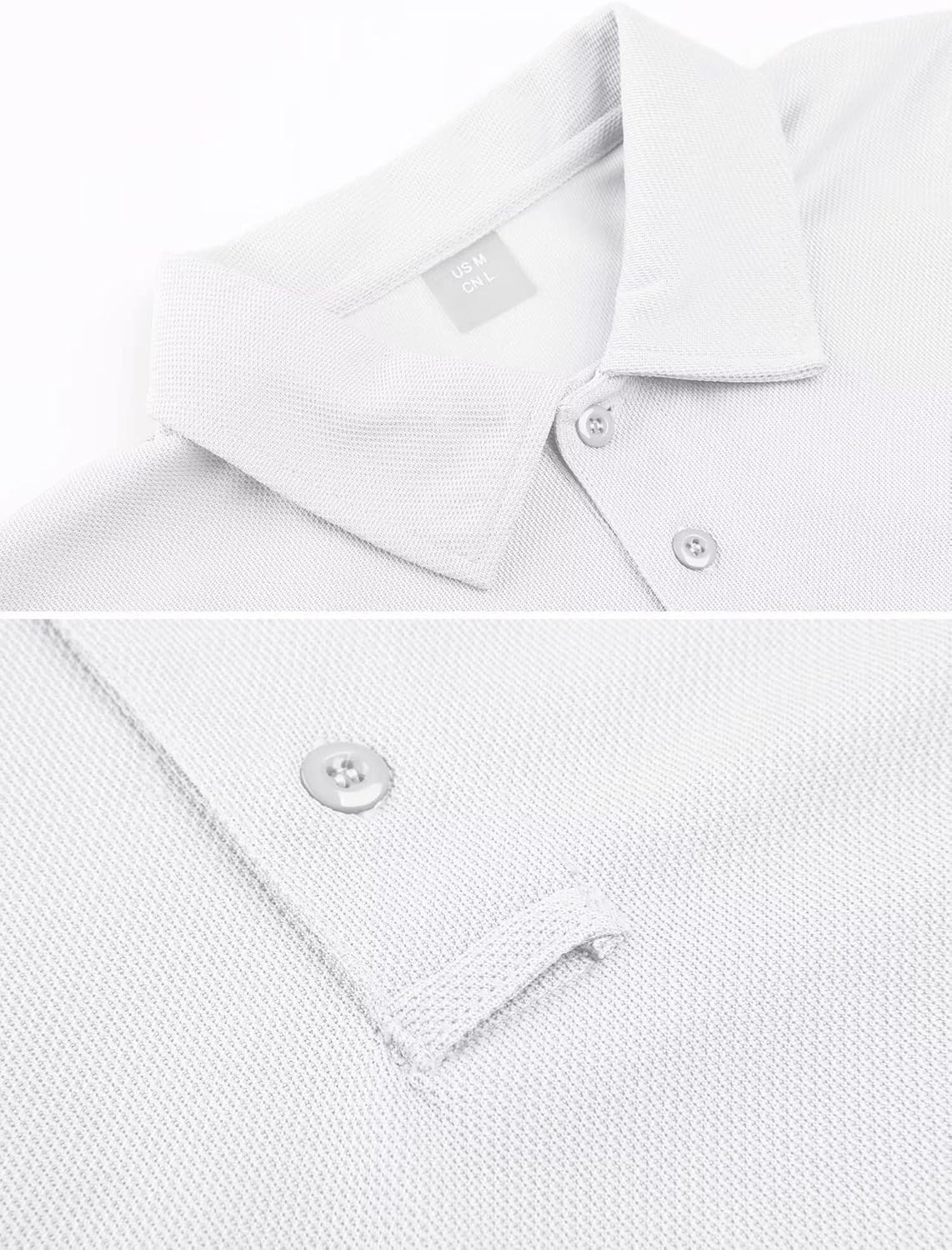 Men's Quick Dry Tactical Polo Shirt - Performance Short Sleeve Pique Jersey for Golf | Comfortable Fit