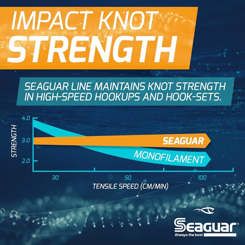 Seaguar Blue Label Fishing Leader Line - 100% Fluorocarbon, Clear | Multiple Sizes Available