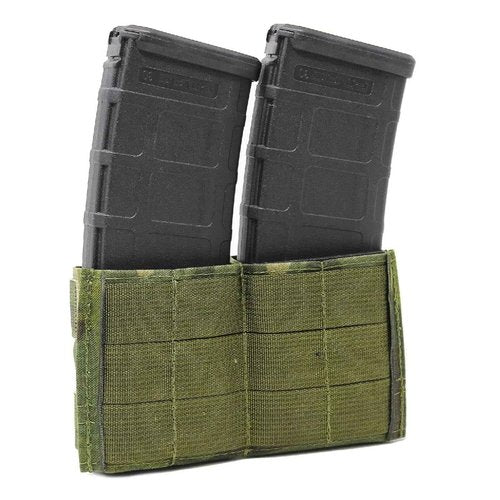 Esstac 5.56 Double KYWI Shorty Pouch (No Attachment Method, Multicam Black)