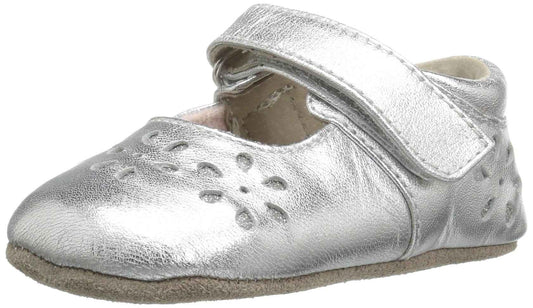 See Kai Run Girls' Ginger II Mary Jane, Silver,10.5 M US Little Kid