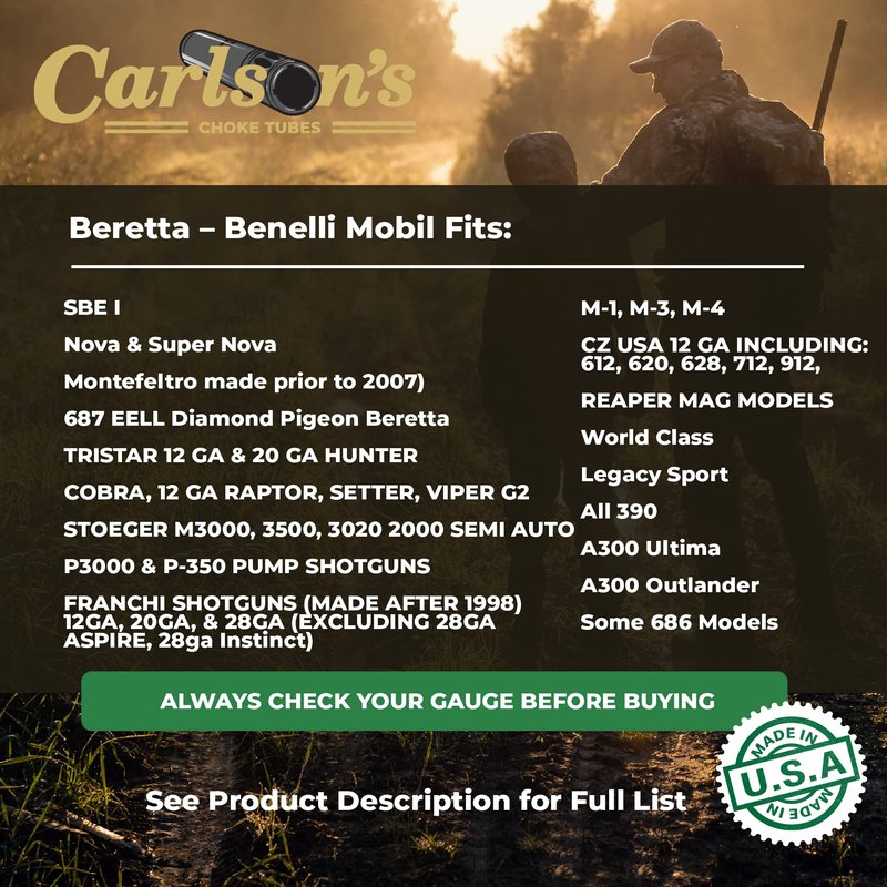 Carlsons 15517 BER/Ben 12GA S/C Full