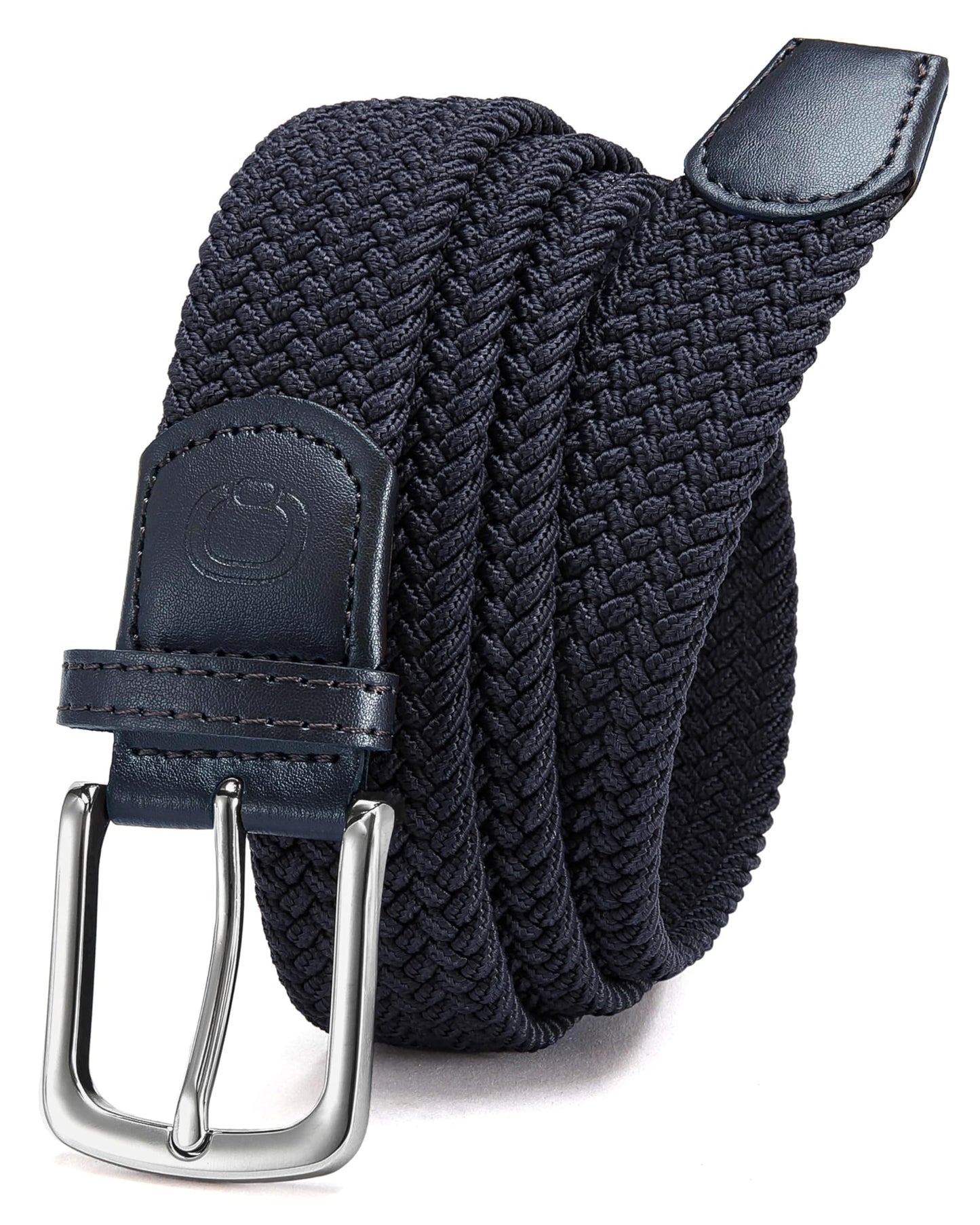 CHAOREN Stretch Belts for Men - Braided Elastic Golf Belt for Men 1 3/8"- Gift for Casual Jeans Shorts