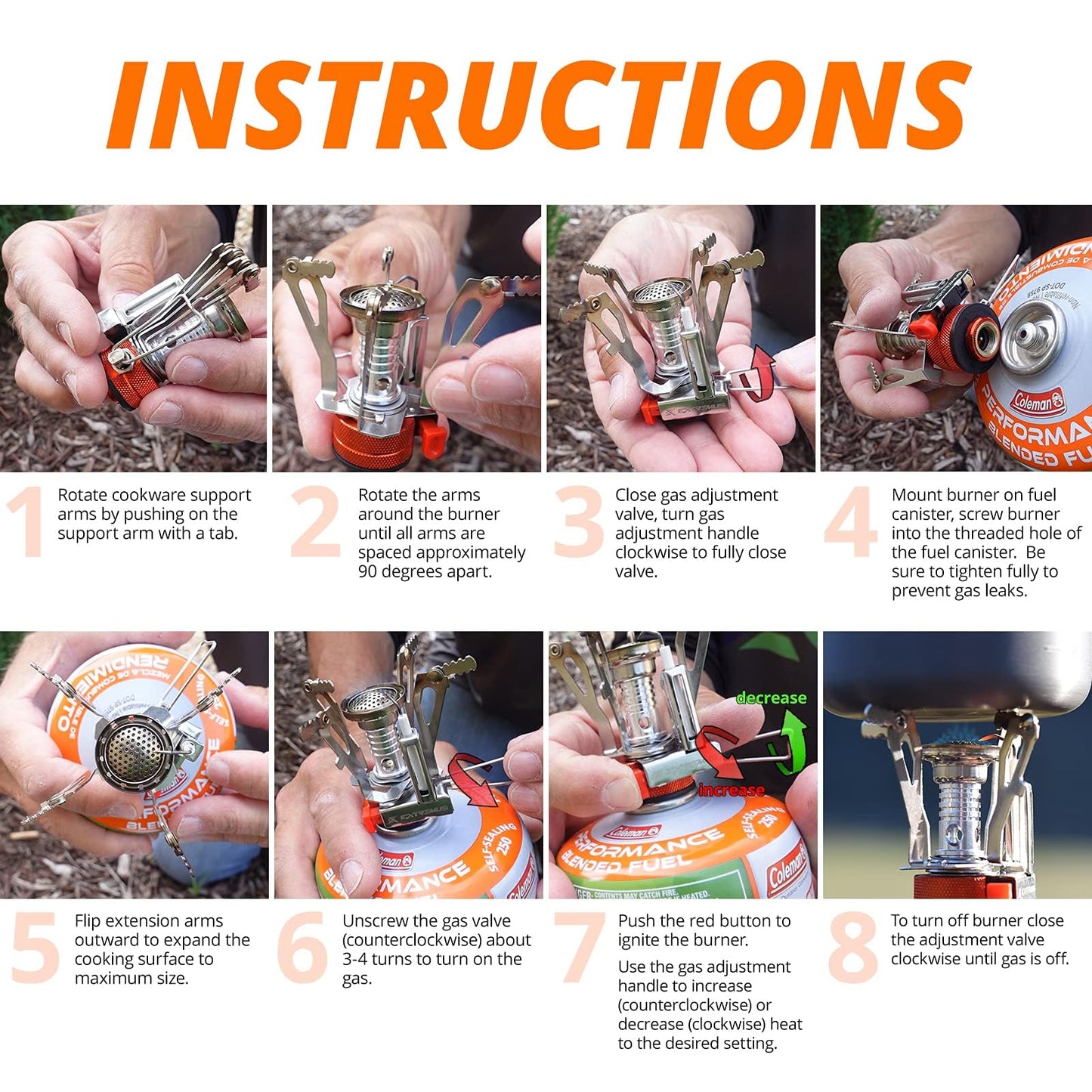 Extremus Portable Camping Stove, Backpacking Stove, Hiking Stove, Pocket Stove, Mini Camp Stove, Compact Wind Resistant Camping Stove for Backpacking, Hiking, Camping, and Tailgating, Ultralight