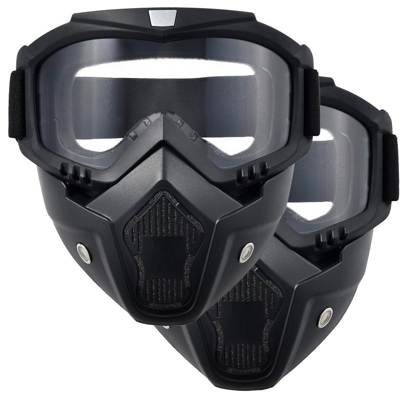 2 Pieces Paintball Mask Anti Fog,Airsoft Helmet and Mask Full Face,Tactical Mask for Men,Airsoft Goggles Ballistic Goggles Tactical Goggles,for Skiing Paintball Shooting Cycling Fishing