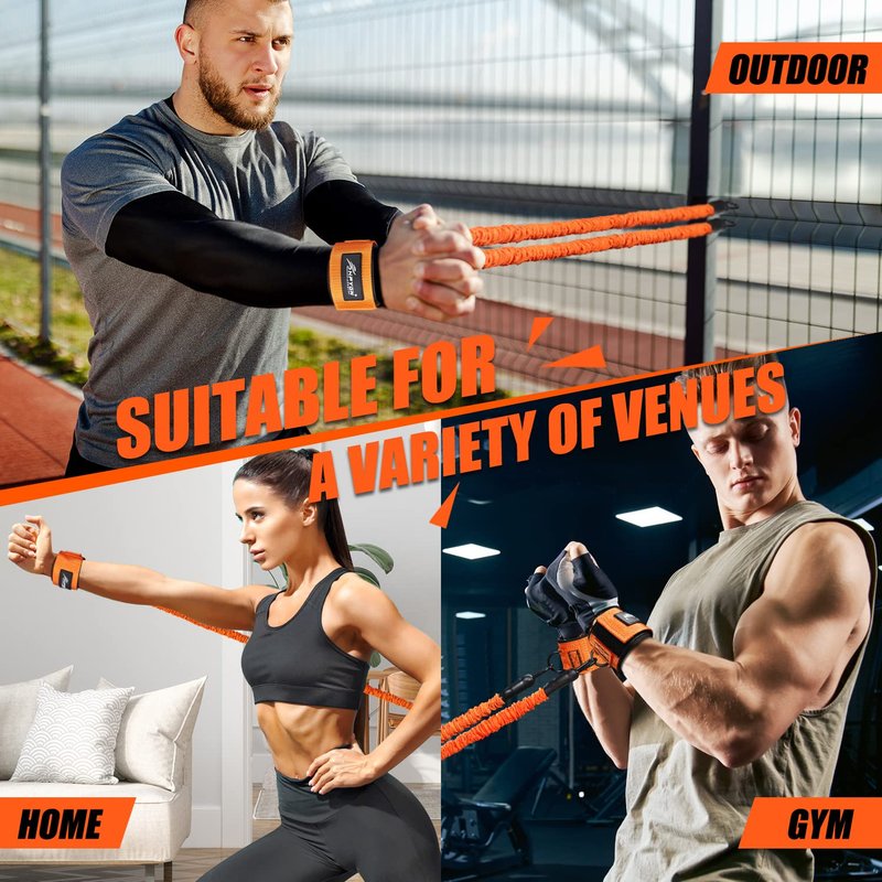 Baseball Bands, 50lbs Arm Bands for Baseball Softball Pitchers, Youth & Adult Athletes Improve Pitching Batting, Arm Strength, Flexibility, Rotational Speed, Baseball Training Accessories