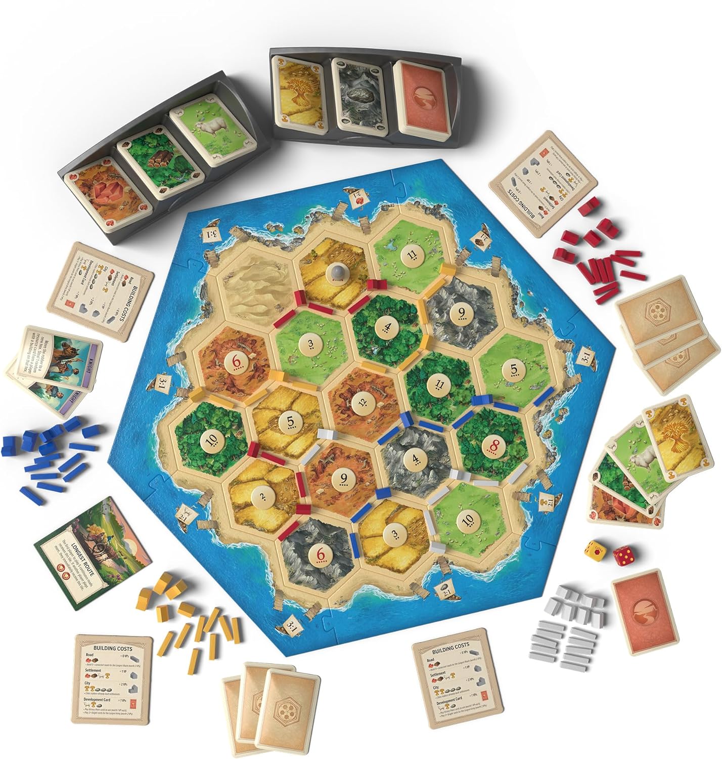 Catan Board Game - Classic Strategy Game for Family Fun | 3-4 Players, Ages 10+, 60-90 Min Playtime