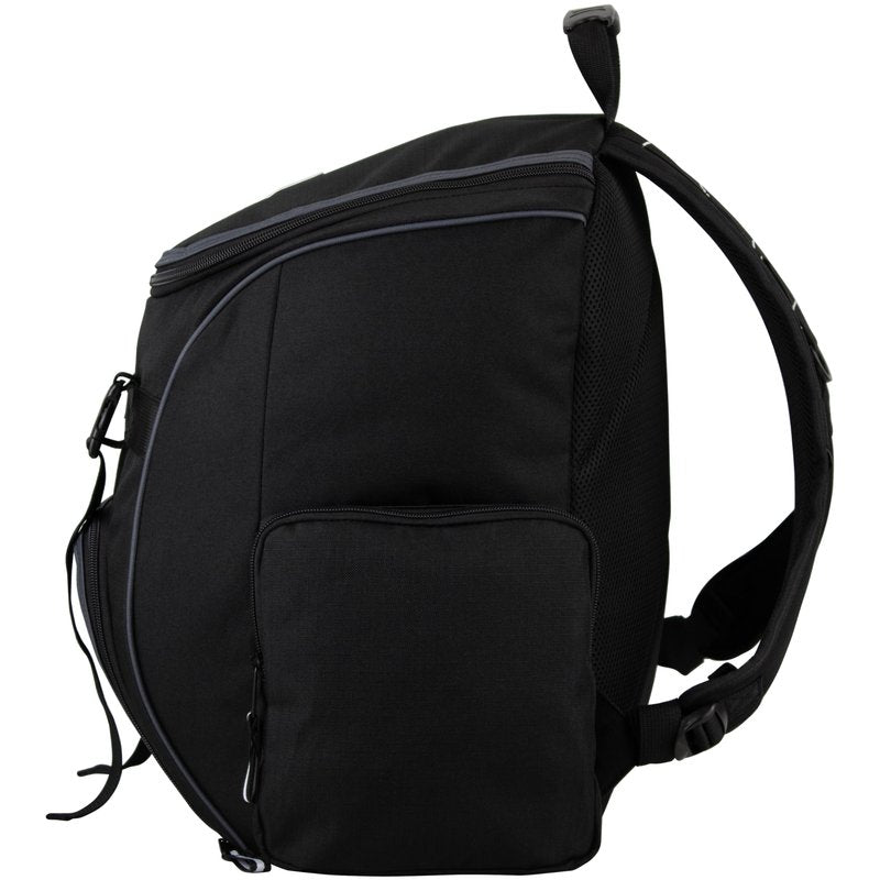 FUEL Oversized Wide Mouth Backpack with Multiple Compartments, Large Storage for Hiking, Work, Classroom, and Traveling - Grey Trim
