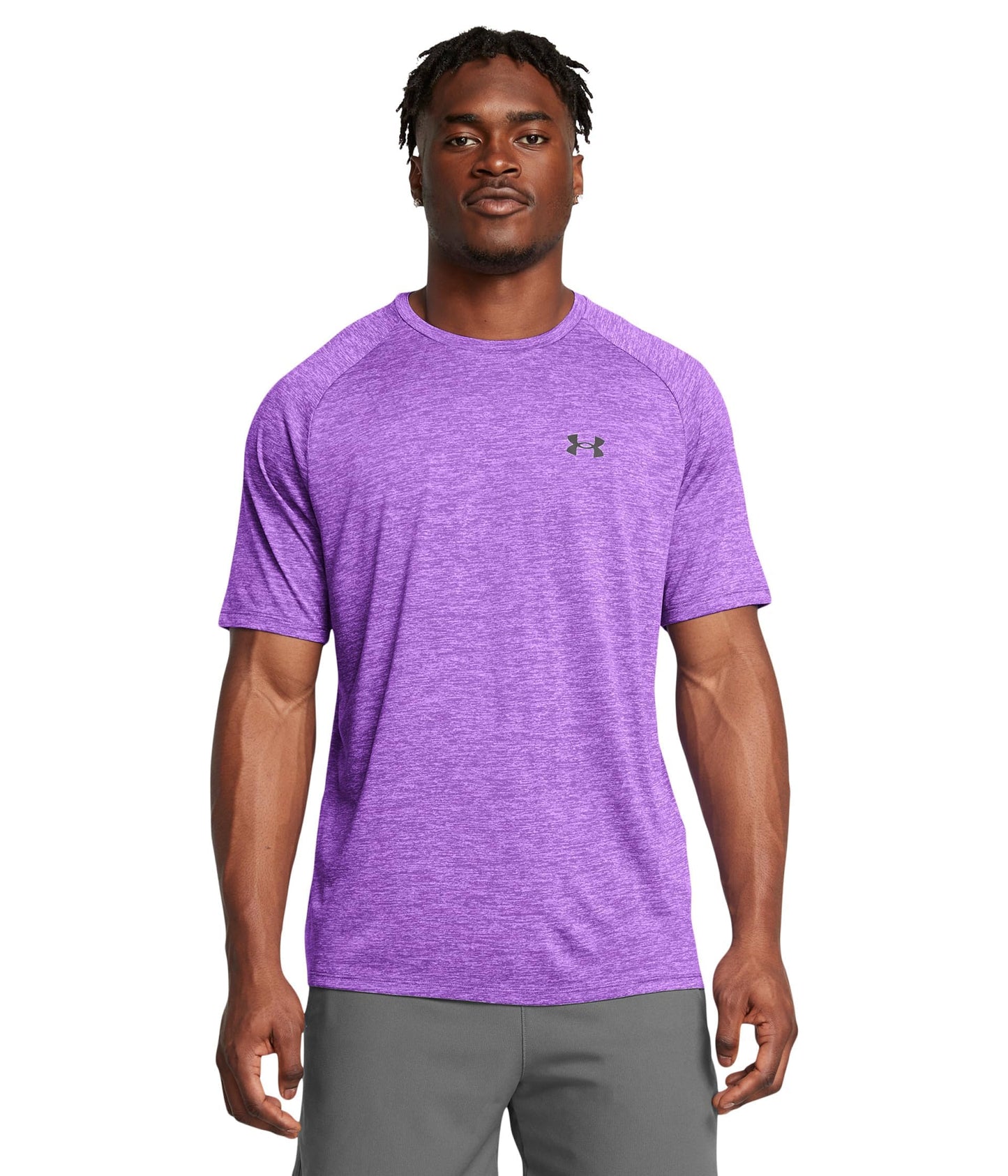 Under Armour Men's Tech 2.0 Short-Sleeve T-Shirt, (525) Lavish / / Black, Medium