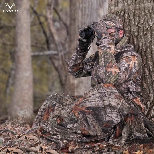 LOOGU Camo Netting 300D Mesh Camouflage Net Bulk Roll Quiet Nets for Hunting Military Shooting Camping Sunshade Party Decoration Super 1.0