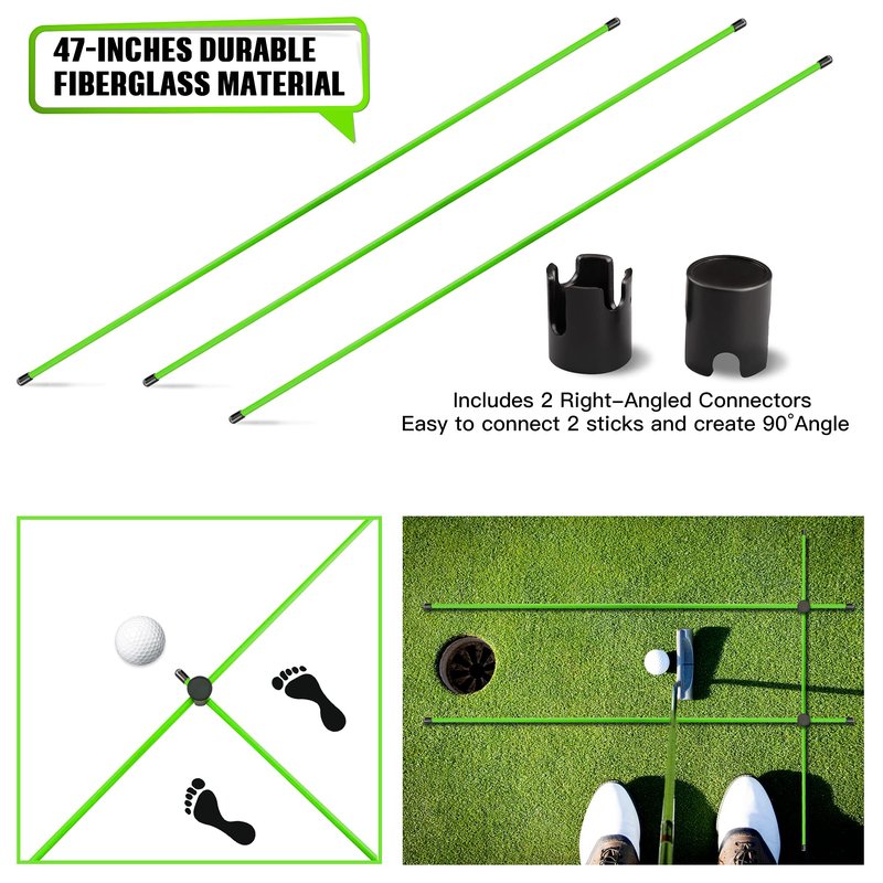Asyxstar Golf Swing Trainer Aid - Power Flex Golf Swing Training aid for Strength and Tempo Golf Swing Speed Trainer Golf Training aid Golf Warm up Stick
