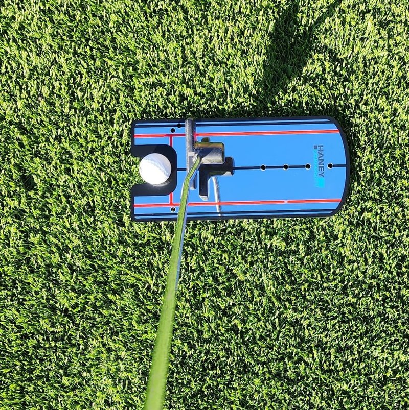 Hank Haney's Golf Putting Mirror - Golf Putting Trainer and Golf Putting Aid For Indoor and Outdoor Golf Putting Practice - Putting Mirror Training Aid For Golf Including Haney University Video Access