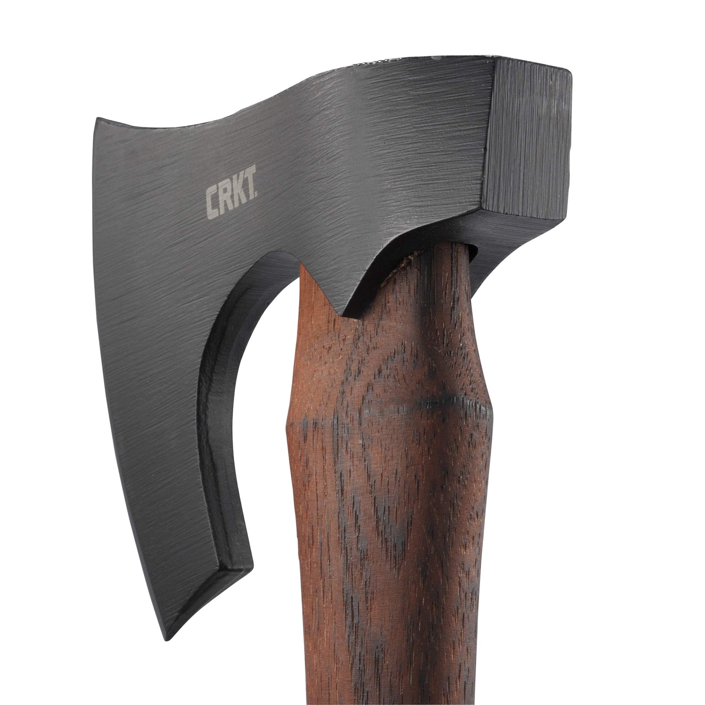 CRKT Freyr Axe: Outdoor Axe with Deep Beard Design, Forged Carbon Steel Blade, and Hickory Wooden Handle 2746