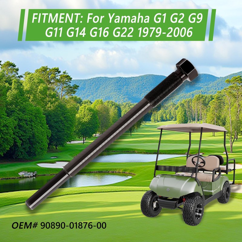 10L0L Golf Cart Primary Drive Clutch Puller Bolt Tool for Yamaha G1 G2 G9 G11 G14 G16 G22 1979-2006 with Clutch Puller OEM 90890-01876-00