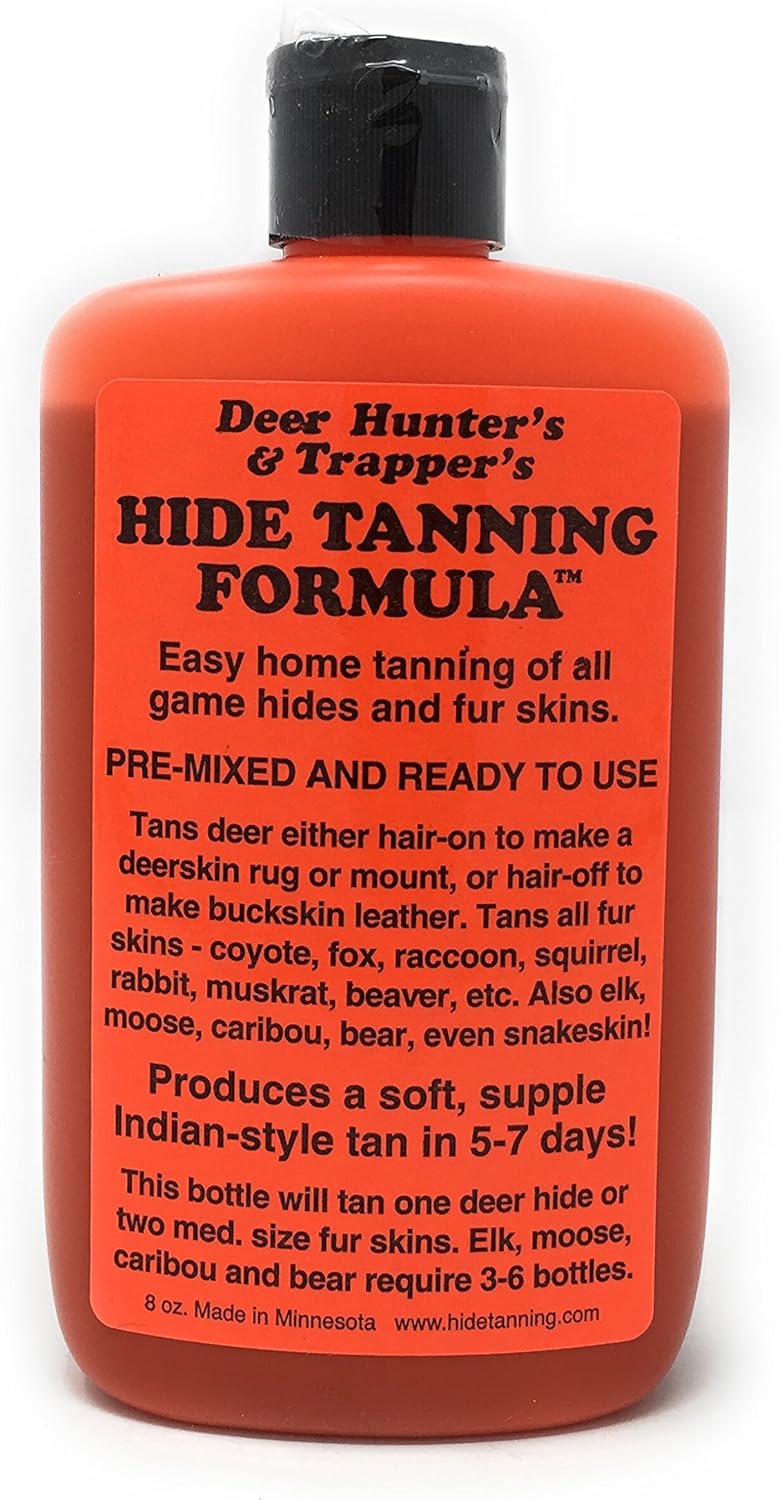 Deer Hunter's & Trapper's Hide Tanning Formula | Fleshing Tool Set (1)
