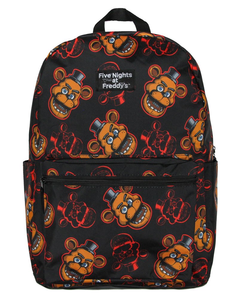 Bioworld Five Nights At Freddy's Backpack Freddy Fazebear Sublimated Travel Backpack 16"
