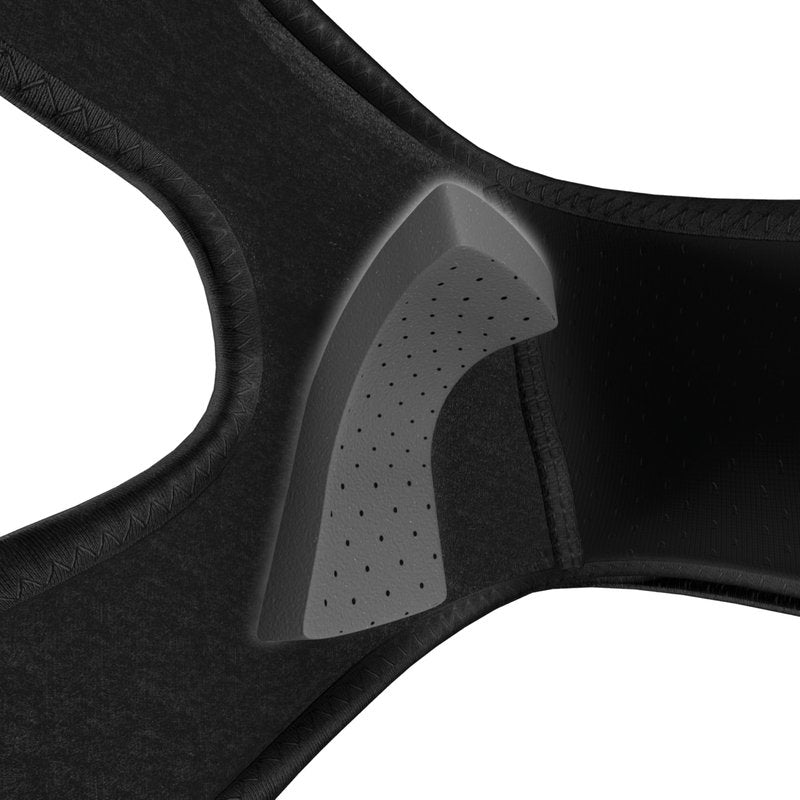 Shock Doctor Knee/Patella Support Wrap with Dual Strap Compression, Large-X-Large, Black