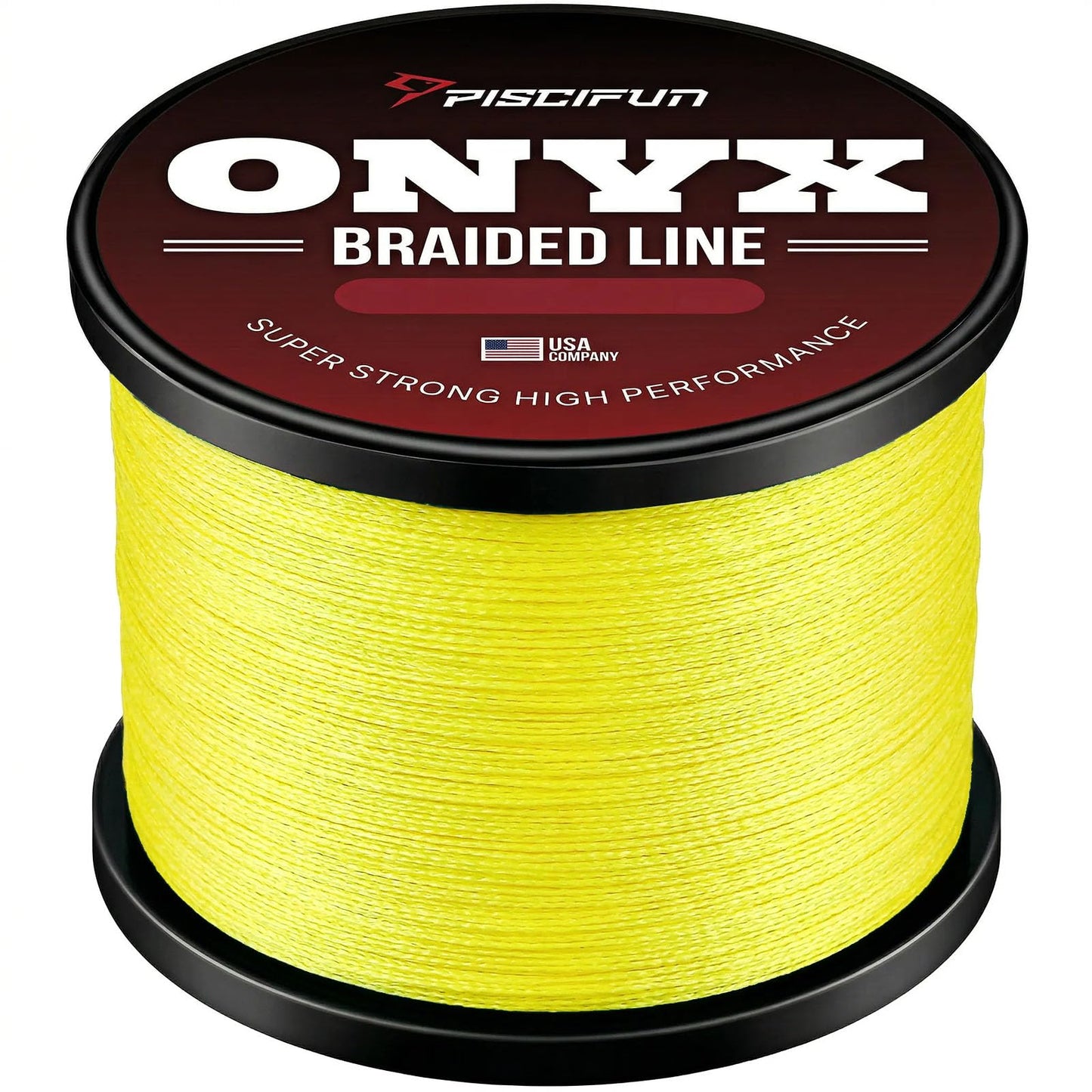 Piscifun Onyx Braided Fishing Line Advanced Superline 500Yd Braid Lines 6lb Yellow