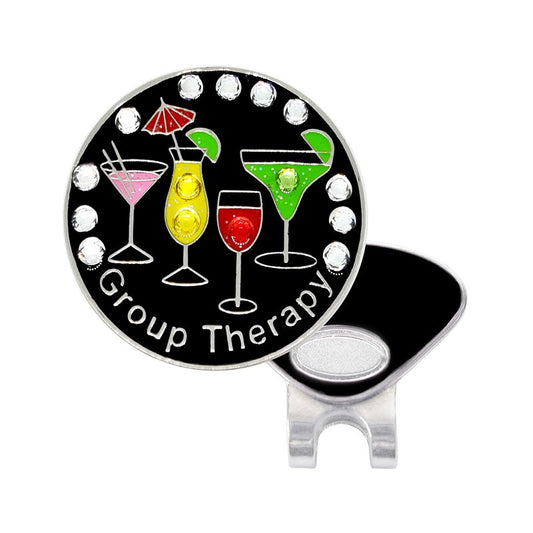 Navika Group Therapy Swarovski Crystal Ball Marker with Hat Clip Black, red, yellow, pink, green