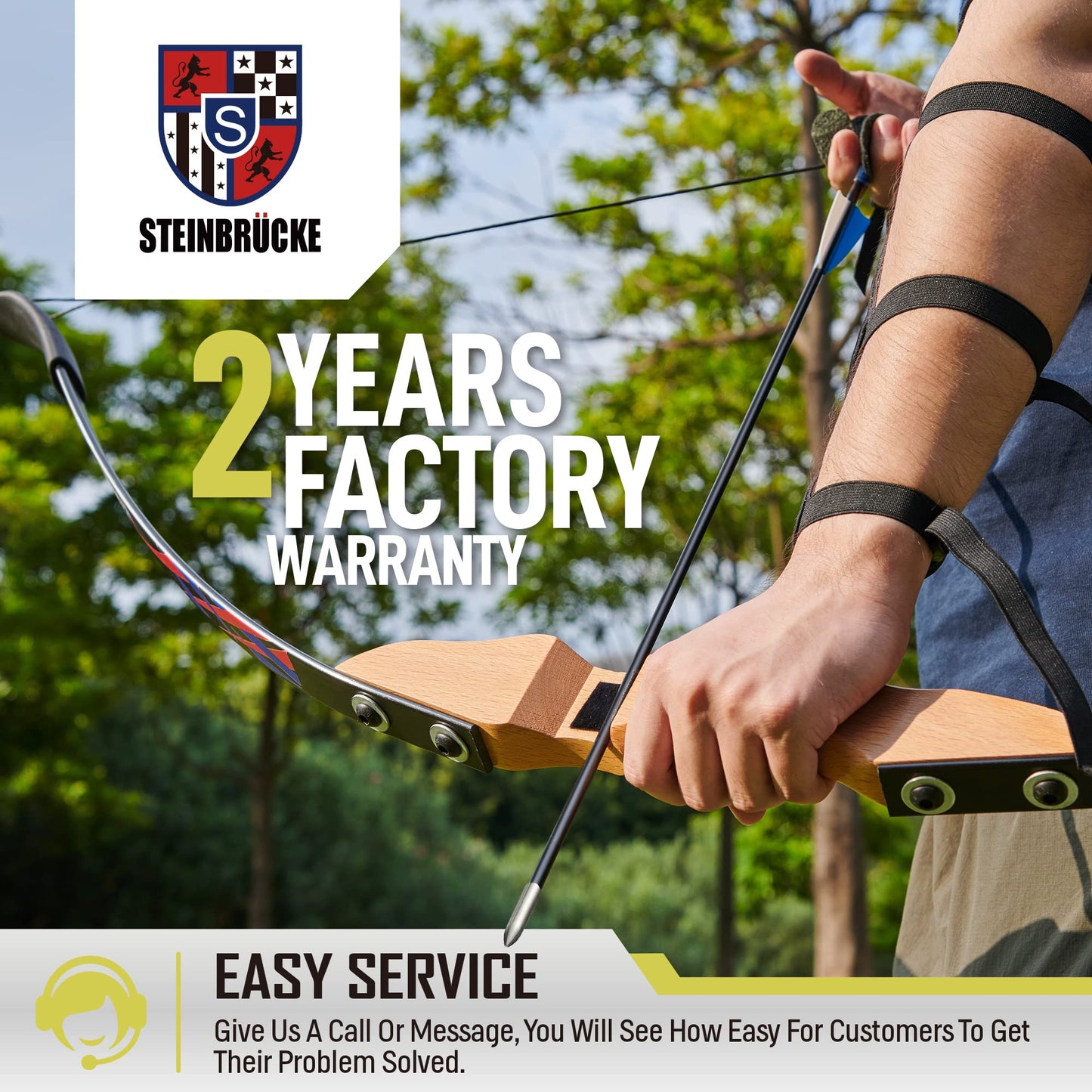 Gioventù Recurve Bow and Arrow Adult - 54" Traditional Wood Takedown Recurve Bow with Lightweight Design, Right Handed Bow for Adults, Youth, Beginner Hunting, Training Practice（30lb 40lb